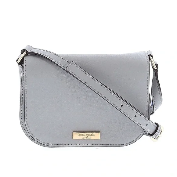 Kate Spade Laurel Way Large Carsen Cloud Cover Blue Crossbody Purse - Picture 3 of 10